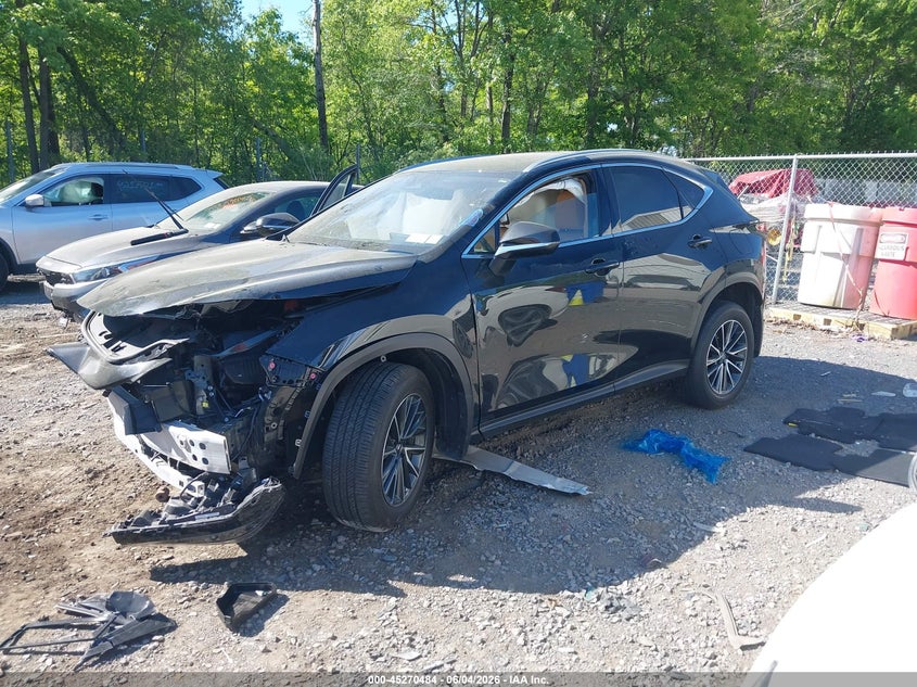 2025 Lexus Nx VIN JTJGKCEZ4S5039680 IAAI salvage auction — FRONT END, Salvage Title, sold $13,000 on 2026-07-18 (photo 2)