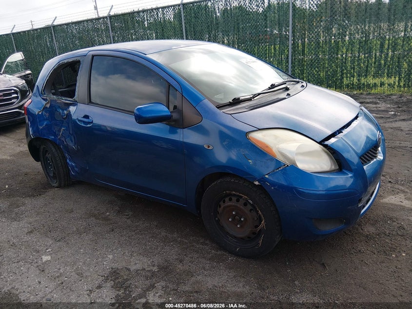 2010 Toyota Yaris VIN JTDJT4K38A5279888 IAAI salvage auction — REAR END, Salvage (Kansas), sold $600 on 2026-07-24 (photo 1)