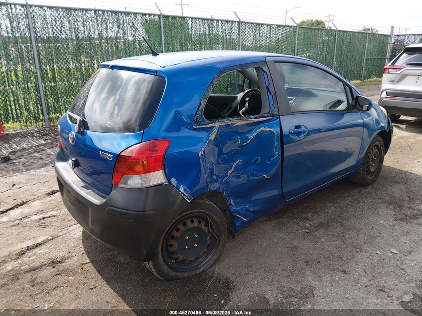 2010 Toyota Yaris VIN JTDJT4K38A5279888 IAAI salvage auction — REAR END, Salvage (Kansas), sold $600 on 2026-07-24 (photo 4)