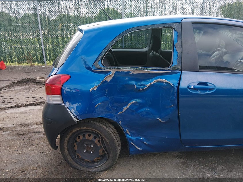 2010 Toyota Yaris VIN JTDJT4K38A5279888 IAAI salvage auction — REAR END, Salvage (Kansas), sold $600 on 2026-07-24 (photo 6)