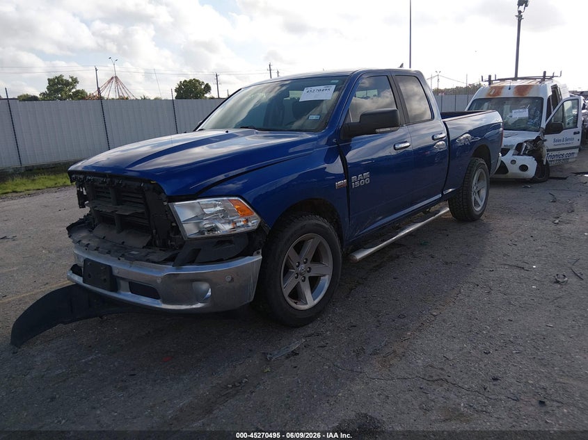 2018 Ram 1500 VIN 1C6RR6GT2JS161009 IAAI salvage auction — FRONT END, Salvage Title, sold $2,850 on 2026-07-31 (photo 2)