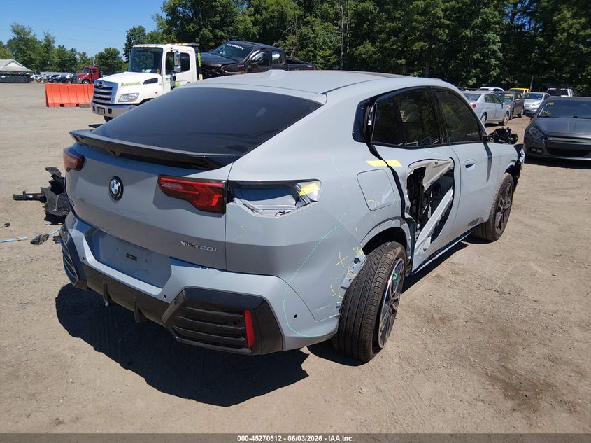 2025 BMW X2 VIN WBX63GM02S5388152 IAAI salvage auction — FRONT & REAR, Salvage Title, sold $15,900 on 2026-07-30 (photo 4)