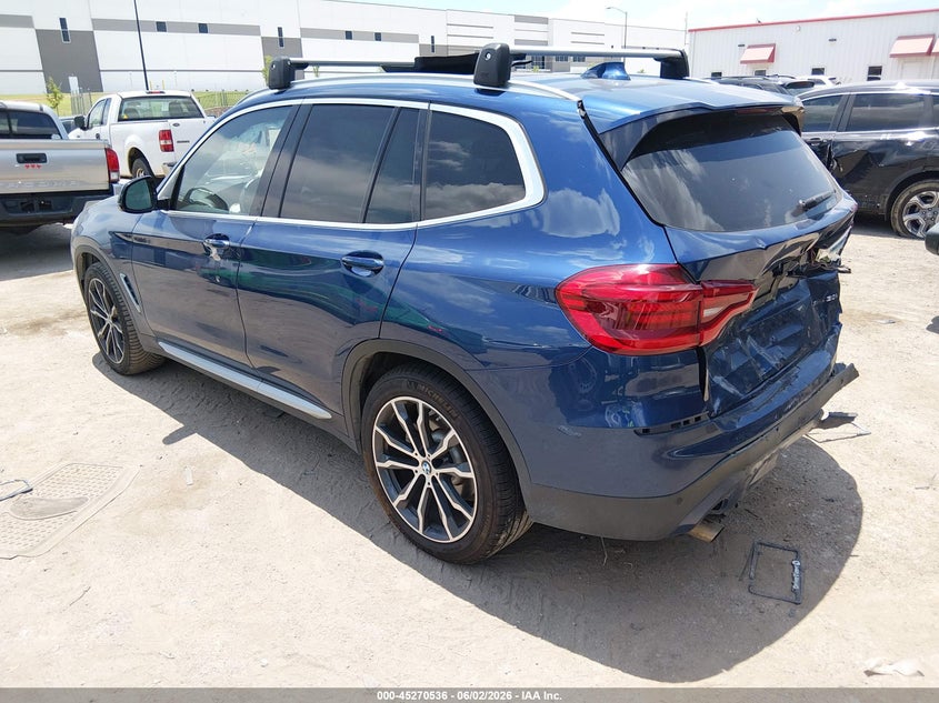 2019 BMW X3 VIN 5UXTR9C59KLP89957 IAAI salvage auction — FRONT & REAR, Salvage Title, sold $5,750 on 2026-07-14 (photo 3)