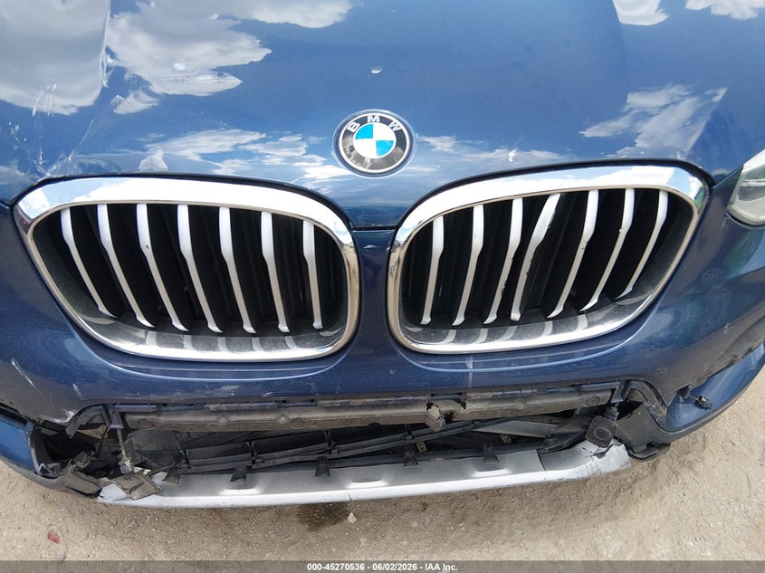 2019 BMW X3 VIN 5UXTR9C59KLP89957 IAAI salvage auction — FRONT & REAR, Salvage Title, sold $5,750 on 2026-07-14 (photo 6)