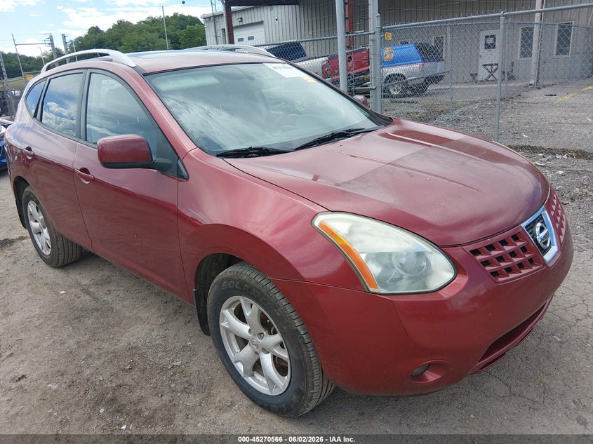 2008 Nissan Rogue VIN JN8AS58V68W100404 IAAI salvage auction — REAR END, Salvage (West Virginia), sold $175 on 2026-07-11 (photo 1)
