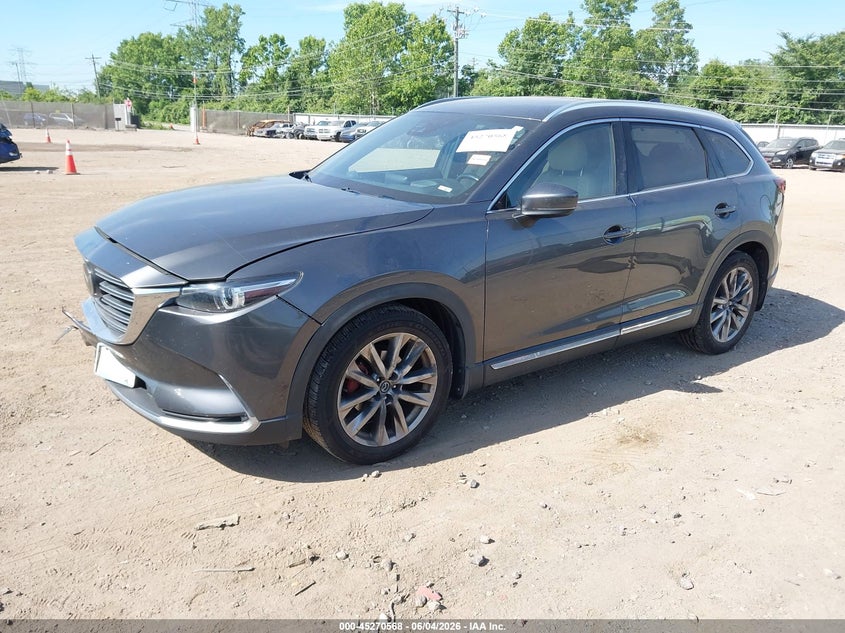 2016 Mazda Cx-9 VIN JM3TCBDY0G0119149 IAAI salvage auction — FRONT END, Salvage (Ohio), sold $1,850 on 2026-07-30 (photo 2)