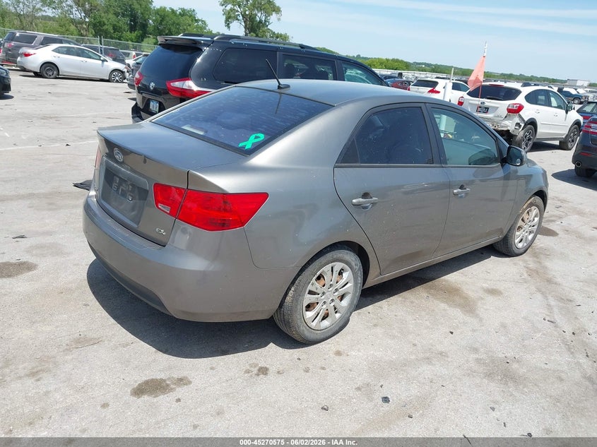 2012 Kia Forte VIN KNAFU4A25C5644815 IAAI salvage auction — LEFT REAR, Salvage (Iowa), sold $25 on 2026-07-28 (photo 4)