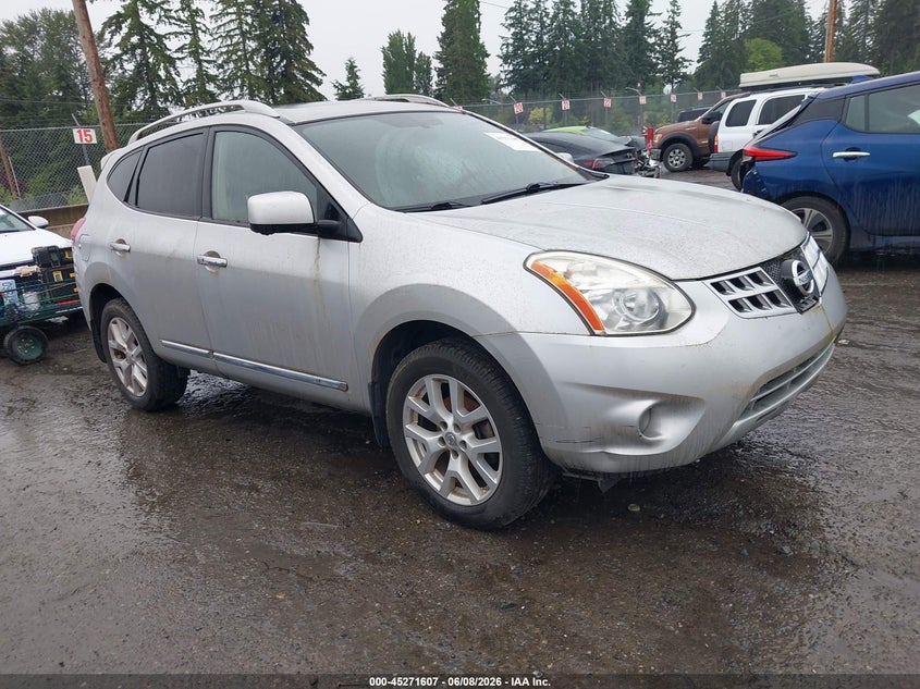 2013 Nissan Rogue VIN JN8AS5MV7DW106230 IAAI salvage auction — RIGHT FRONT, Clear (Washington), sold $425 on 2026-07-08 (photo 1)