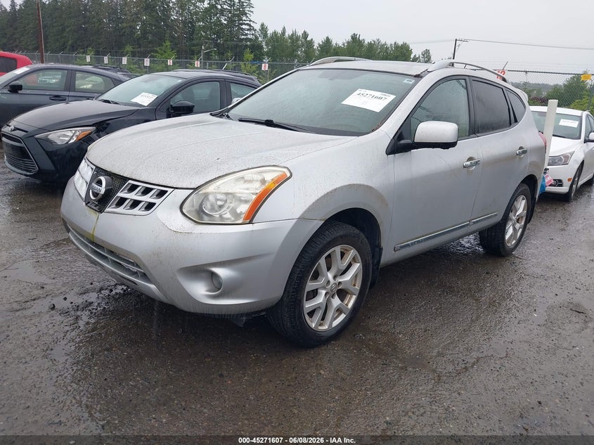 2013 Nissan Rogue VIN JN8AS5MV7DW106230 IAAI salvage auction — RIGHT FRONT, Clear (Washington), sold $425 on 2026-07-08 (photo 2)