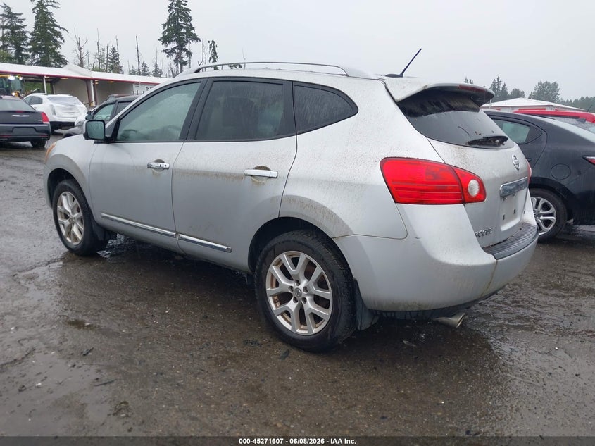 2013 Nissan Rogue VIN JN8AS5MV7DW106230 IAAI salvage auction — RIGHT FRONT, Clear (Washington), sold $425 on 2026-07-08 (photo 3)