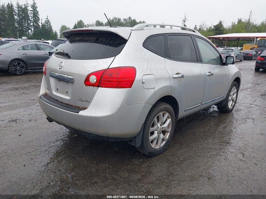 2013 Nissan Rogue VIN JN8AS5MV7DW106230 IAAI salvage auction — RIGHT FRONT, Clear (Washington), sold $425 on 2026-07-08 (photo 4)