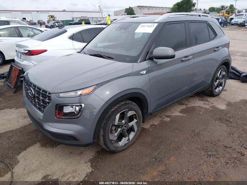 2022 Hyundai Venue VIN KMHRC8A33NU183895 IAAI salvage auction — HAIL, Salvage Title, sold $5,100 on 2026-08-01 (photo 2)
