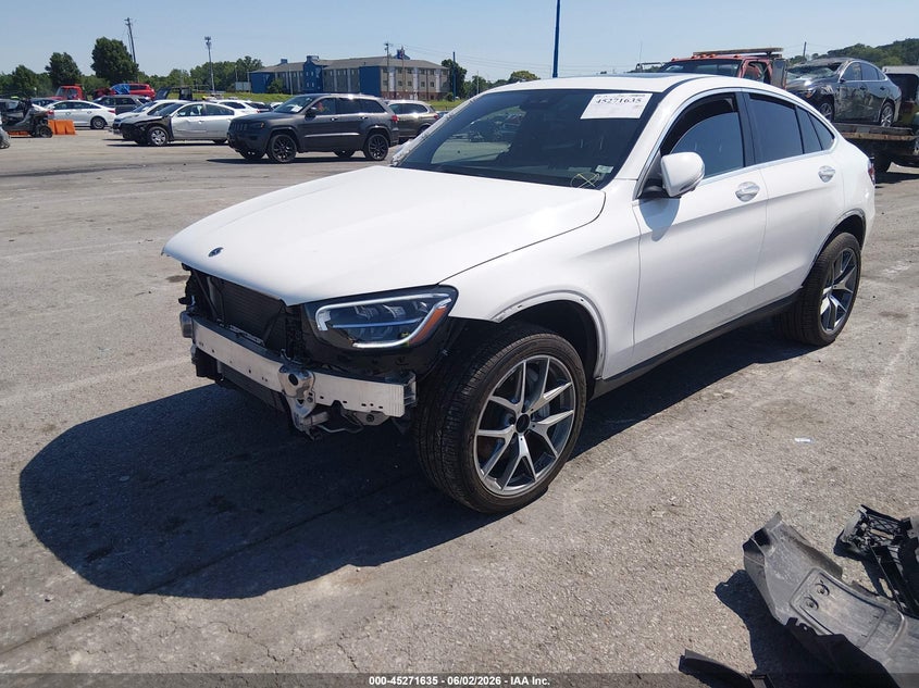 2023 Mercedes-benz Glc VIN W1N0J8EB0PG161996 IAAI salvage auction — FRONT END, Salvage (Illinois), sold $14,300 on 2026-08-21 (photo 2)