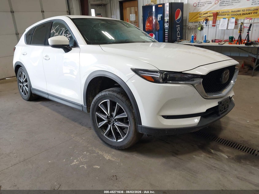 2018 Mazda Cx-5 VIN JM3KFBDM8J0459897 IAAI salvage auction — LEFT REAR, Salvage (North Dakota), sold $3,650 on 2026-07-16 (photo 1)