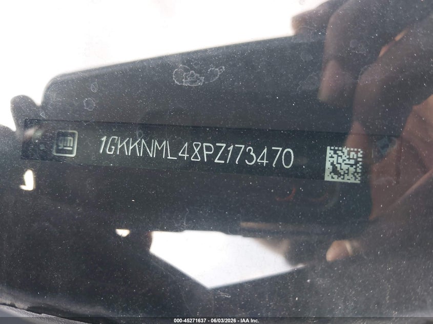 2023 Gmc Acadia VIN 1GKKNML48PZ173470 IAAI salvage auction — FRONT END, Original (Texas), sold $6,500 on 2026-07-29 (photo 9)