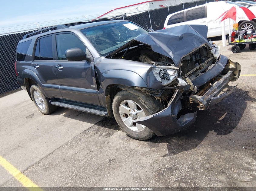 2007 Toyota 4runner VIN JTEZU14R678088263 IAAI salvage auction — FRONT END, Salvage (South Carolina), sold $2,550 on 2026-07-08 (photo 1)