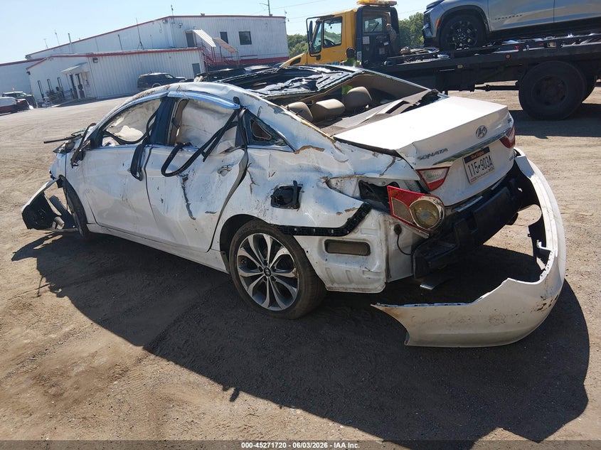 2013 Hyundai Sonata VIN 5NPEC4AB0DH661993 IAAI salvage auction — ALL OVER, Salvage Title, sold $375 on 2026-07-16 (photo 3)