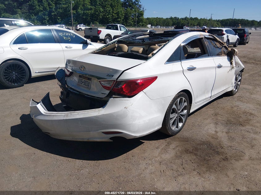 2013 Hyundai Sonata VIN 5NPEC4AB0DH661993 IAAI salvage auction — ALL OVER, Salvage Title, sold $375 on 2026-07-16 (photo 4)