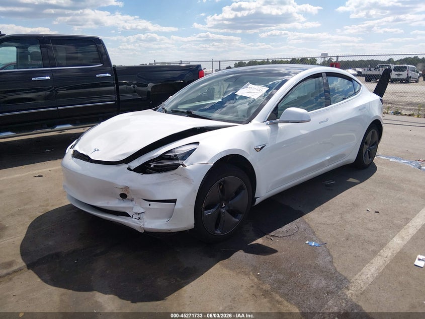 2020 Tesla Model 3 VIN 5YJ3E1EA2LF797878 IAAI salvage auction — FRONT END, Salvage Title, sold $3,100 on 2026-08-21 (photo 2)