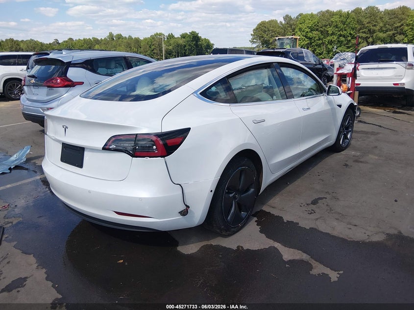 2020 Tesla Model 3 VIN 5YJ3E1EA2LF797878 IAAI salvage auction — FRONT END, Salvage Title, sold $3,100 on 2026-08-21 (photo 4)