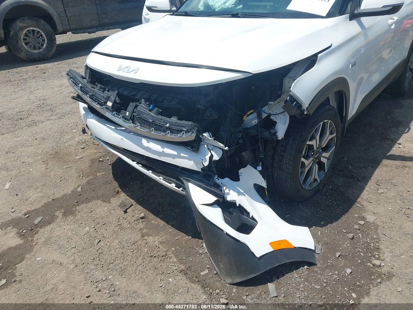 2023 Kia Seltos VIN KNDERCAAXP7465553 IAAI salvage auction — FRONT END, Salvage (Arkansas), sold $25 on 2026-07-29 (photo 6)
