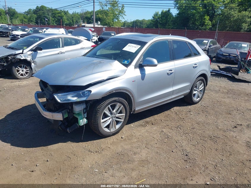 2018 Audi Q3 VIN WA1ECCFS0JR022076 IAAI salvage auction — FRONT END, Salvage Title, sold $2,350 on 2026-07-15 (photo 2)