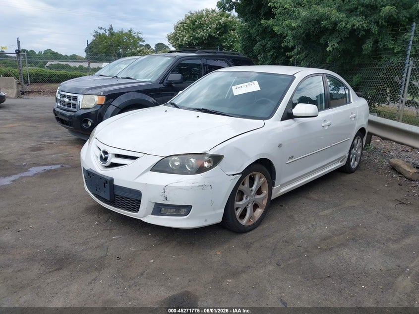 2008 Mazda 3 VIN JM1BK323281780052 IAAI salvage auction — NORMAL WEAR, Clear (North Carolina), sold $325 on 2026-07-09 (photo 2)