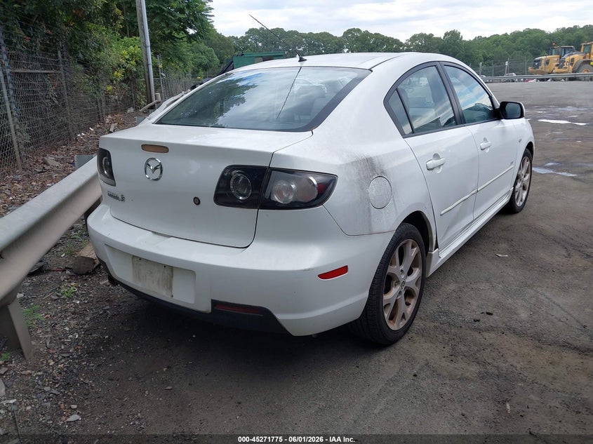 2008 Mazda 3 VIN JM1BK323281780052 IAAI salvage auction — NORMAL WEAR, Clear (North Carolina), sold $325 on 2026-07-09 (photo 4)