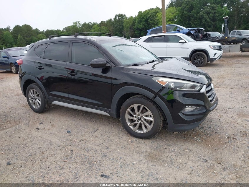 2017 Hyundai Tucson VIN KM8J33A42HU528816 IAAI salvage auction — FRONT END, Salvage Title, sold $1,400 on 2026-07-13 (photo 1)