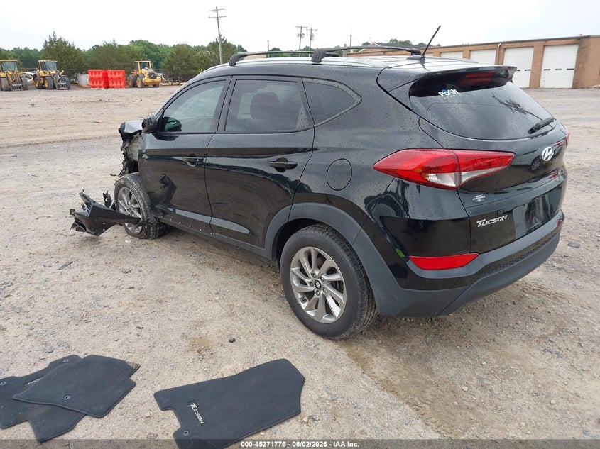 2017 Hyundai Tucson VIN KM8J33A42HU528816 IAAI salvage auction — FRONT END, Salvage Title, sold $1,400 on 2026-07-13 (photo 3)