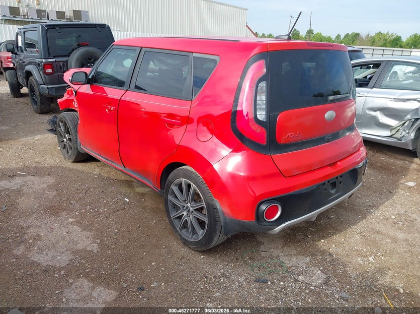 2017 Kia Soul VIN KNDJX3AA9H7489171 IAAI salvage auction — FRONT END, Salvage (Texas), sold $675 on 2026-07-30 (photo 3)