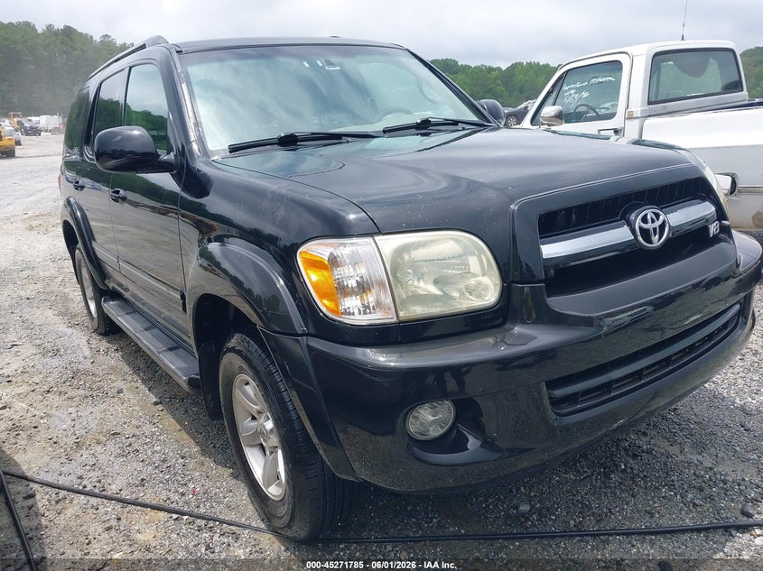 2006 Toyota Sequoia VIN 5TDBT44A06S265081 IAAI salvage auction — SIDE, Repossession Paperwork (Georgia), sold $750 on 2026-07-07 (photo 1)