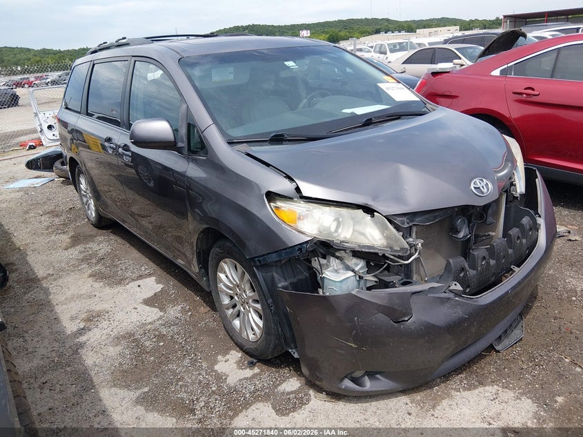 2012 Toyota Sienna VIN 5TDYK3DC6CS178953 IAAI salvage auction — FRONT END, Clear (Oklahoma), sold $1,500 on 2026-07-21 (photo 1)