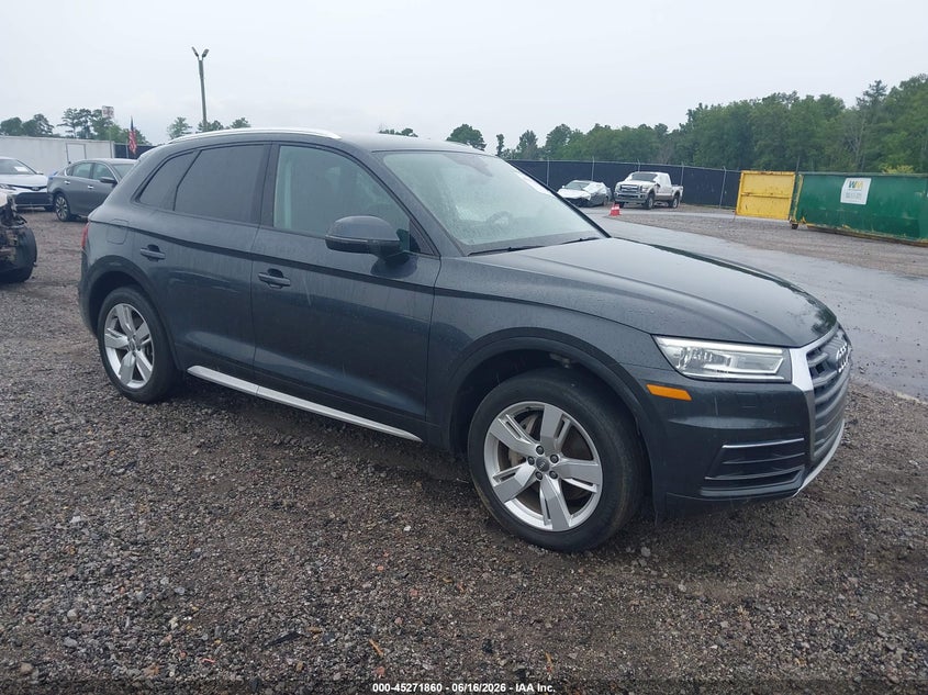 2018 Audi Q5 VIN WA1ANAFY6J2203080 IAAI salvage auction — LEFT SIDE, Salvage (South Carolina), sold $5,400 on 2026-07-29 (photo 1)
