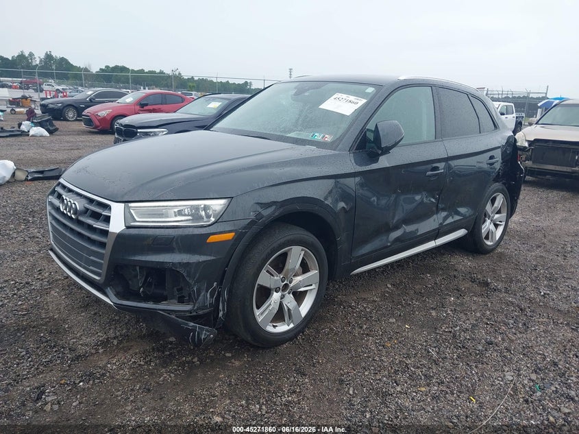 2018 Audi Q5 VIN WA1ANAFY6J2203080 IAAI salvage auction — LEFT SIDE, Salvage (South Carolina), sold $5,400 on 2026-07-29 (photo 2)