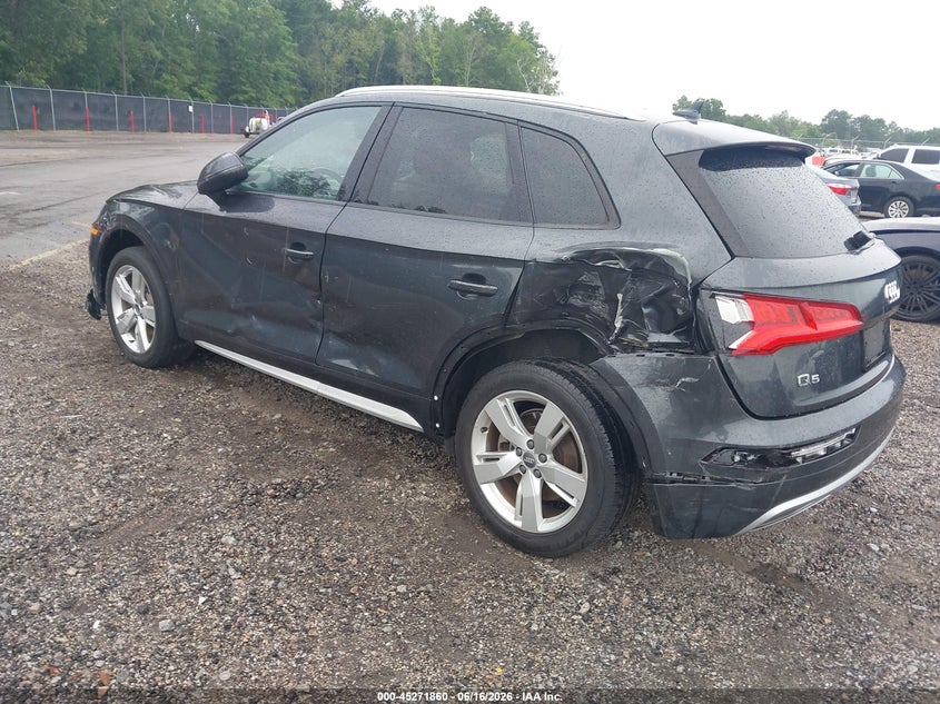 2018 Audi Q5 VIN WA1ANAFY6J2203080 IAAI salvage auction — LEFT SIDE, Salvage (South Carolina), sold $5,400 on 2026-07-29 (photo 3)
