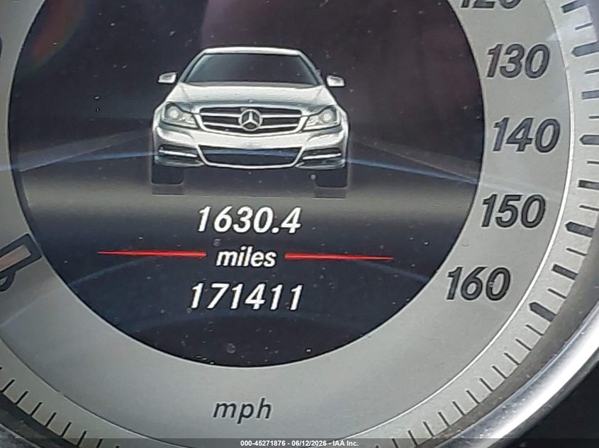 2013 Mercedes-benz C class VIN WDDGJ4HB7DG062832 IAAI salvage auction — FRONT END, Clear (Alabama), sold $25 on 2026-08-05 (photo 7)