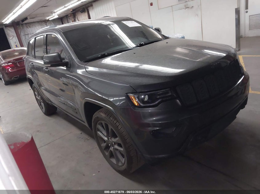 2016 Jeep Grand cherokee VIN 1C4RJEBG1GC480067 IAAI salvage auction — REAR END, Salvage Title, sold $4,250 on 2026-07-17 (photo 1)