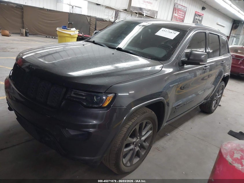 2016 Jeep Grand cherokee VIN 1C4RJEBG1GC480067 IAAI salvage auction — REAR END, Salvage Title, sold $4,250 on 2026-07-17 (photo 2)