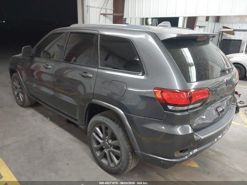 2016 Jeep Grand cherokee VIN 1C4RJEBG1GC480067 IAAI salvage auction — REAR END, Salvage Title, sold $4,250 on 2026-07-17 (photo 3)