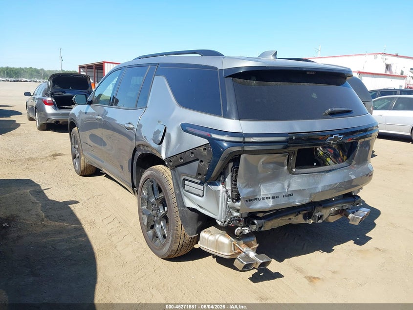 2026 Chevrolet Traverse VIN 1GNEVLKSXTJ151179 IAAI salvage auction — REAR END, Salvage Title, sold $20,600 on 2026-07-29 (photo 3)