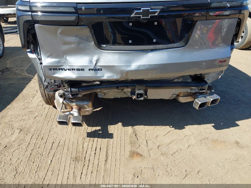 2026 Chevrolet Traverse VIN 1GNEVLKSXTJ151179 IAAI salvage auction — REAR END, Salvage Title, sold $20,600 on 2026-07-29 (photo 6)