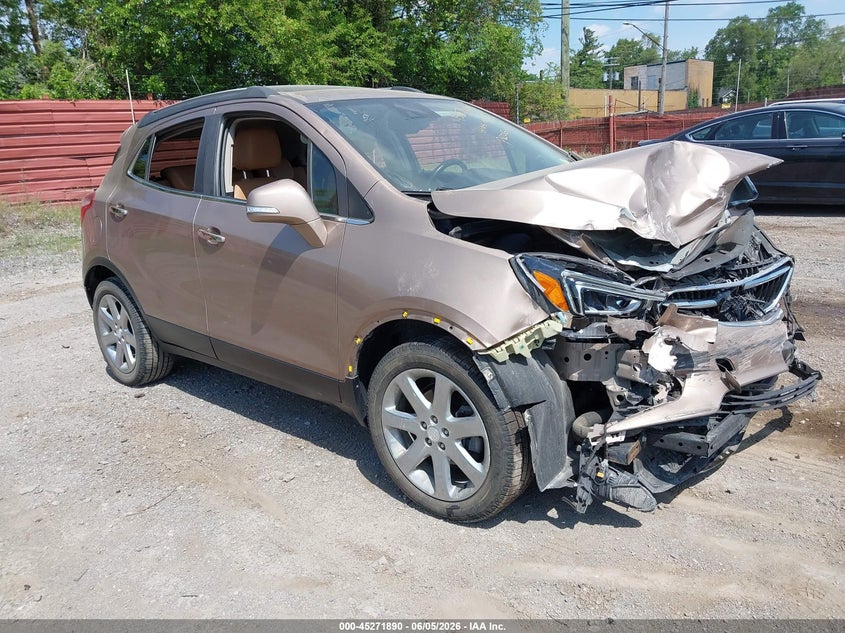 2018 Buick Encore VIN KL4CJDSB4JB570468 IAAI salvage auction — FRONT END, Clear (Michigan), sold $475 on 2026-07-16 (photo 1)