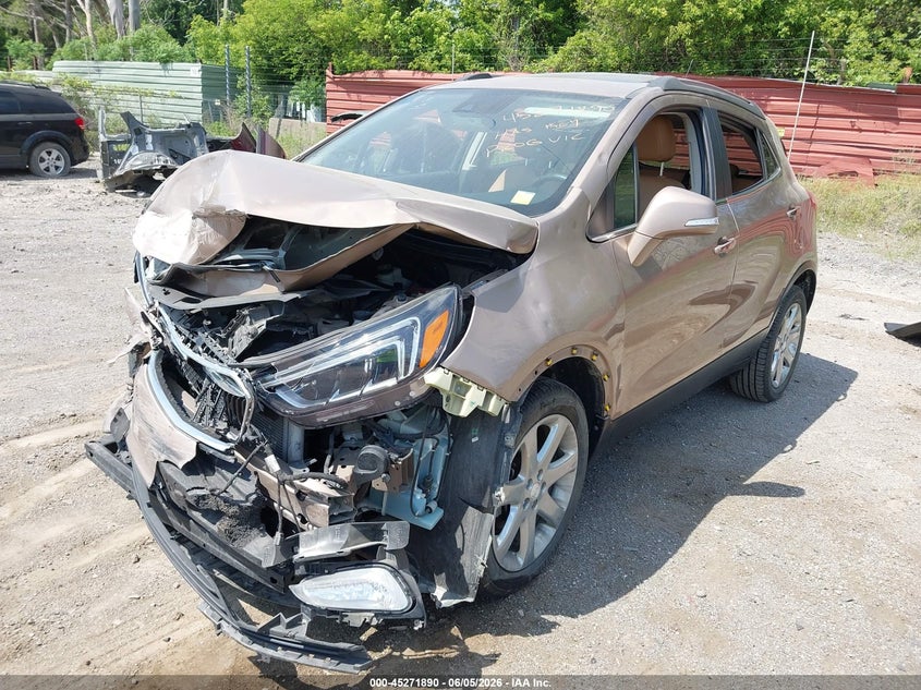 2018 Buick Encore VIN KL4CJDSB4JB570468 IAAI salvage auction — FRONT END, Clear (Michigan), sold $475 on 2026-07-16 (photo 2)