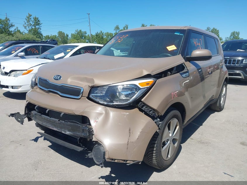 2015 Kia Soul VIN KNDJN2A22F7143386 IAAI salvage auction — FRONT END, Salvage Title, sold $900 on 2026-07-07 (photo 2)