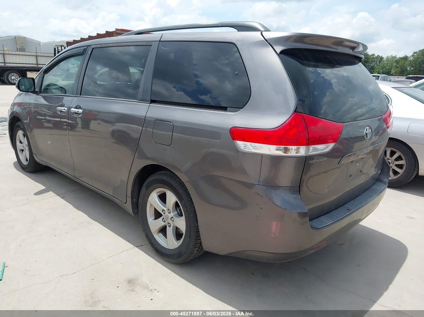 2012 Toyota Sienna VIN 5TDKK3DC3CS210540 IAAI salvage auction — FRONT END, Salvage Title, sold $2,100 on 2026-07-14 (photo 3)