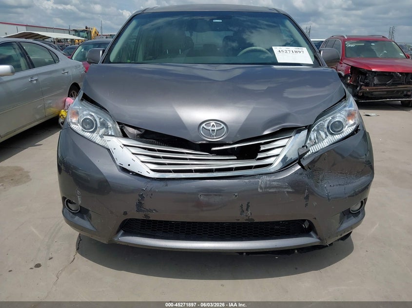 2012 Toyota Sienna VIN 5TDKK3DC3CS210540 IAAI salvage auction — FRONT END, Salvage Title, sold $2,100 on 2026-07-14 (photo 6)