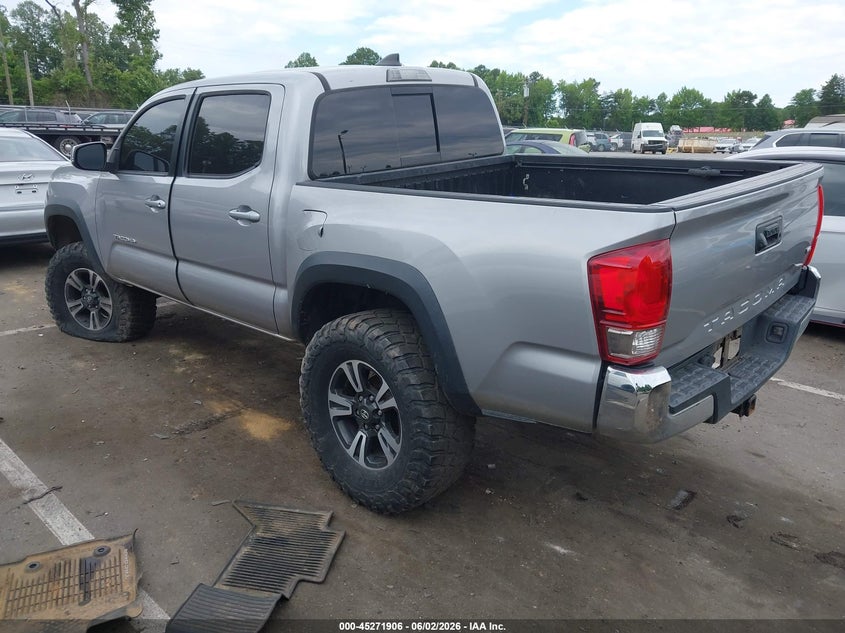 2017 Toyota Tacoma VIN 5TFCZ5AN3HX077605 IAAI salvage auction — FRONT END, Salvage (North Carolina), sold $8,300 on 2026-07-31 (photo 3)