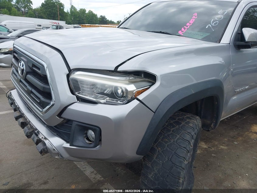 2017 Toyota Tacoma VIN 5TFCZ5AN3HX077605 IAAI salvage auction — FRONT END, Salvage (North Carolina), sold $8,300 on 2026-07-31 (photo 6)