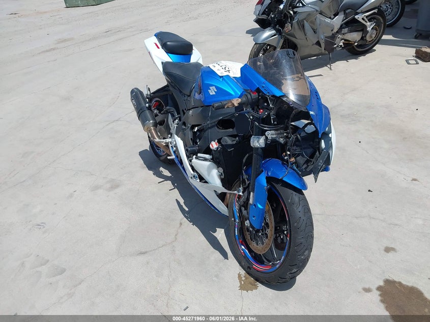 2009 Suzuki Gsx-r750 VIN JS1GR7LAX92102399 IAAI salvage auction — FRONT END, Salvage (Texas), sold $1,750 on 2026-07-07 (photo 1)